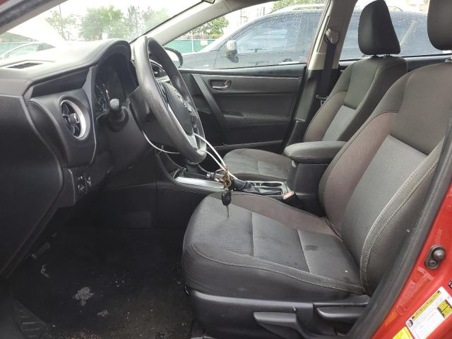 Sedans TOYOTA COROLLA 2017 Czerwony
