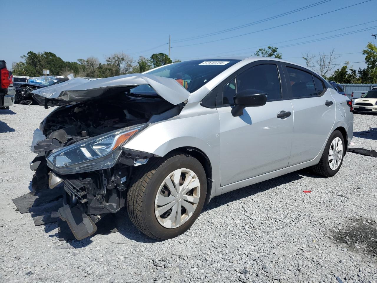 2021 Nissan Versa S за продажба в Riverview, FL - Front End