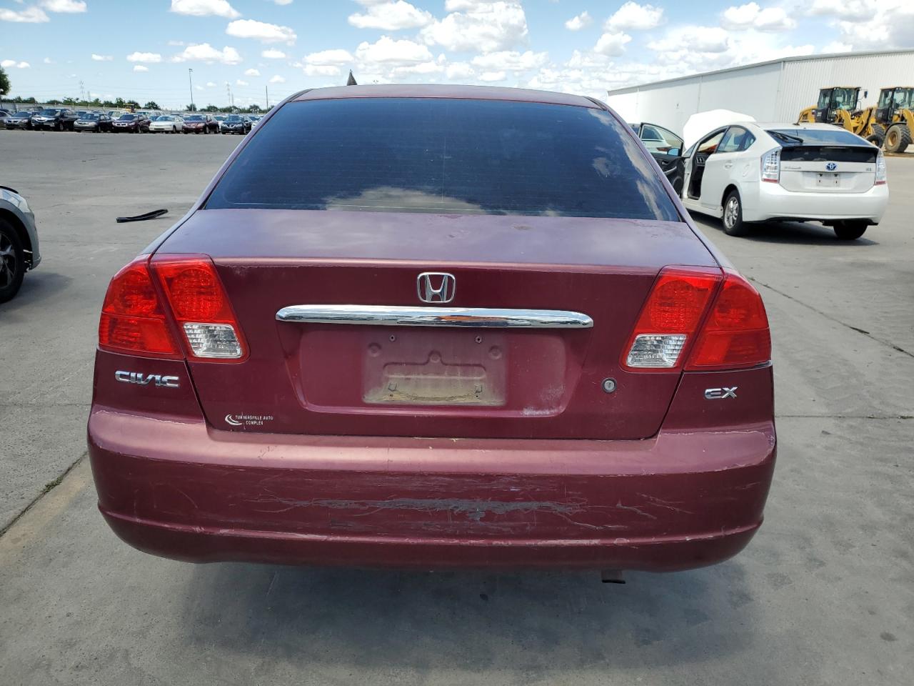 2003 Honda Civic Ex VIN: 2HGES26763H541460 Lot: 56026585