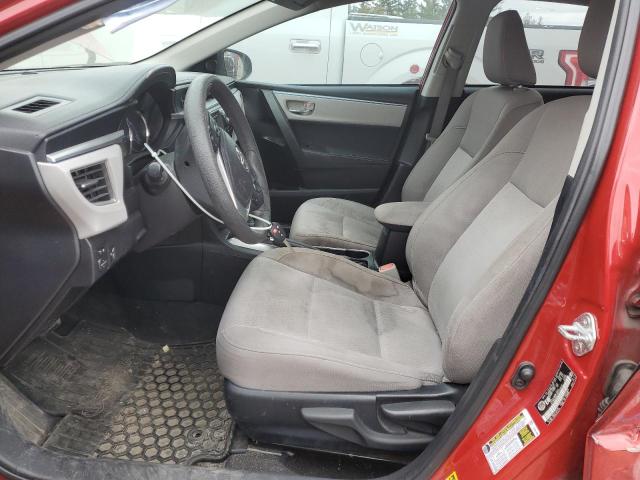 Sedans TOYOTA COROLLA 2014 Czerwony