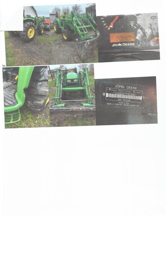 2011 John Deere 430 na sprzedaż w Des Moines, IA - Rollover