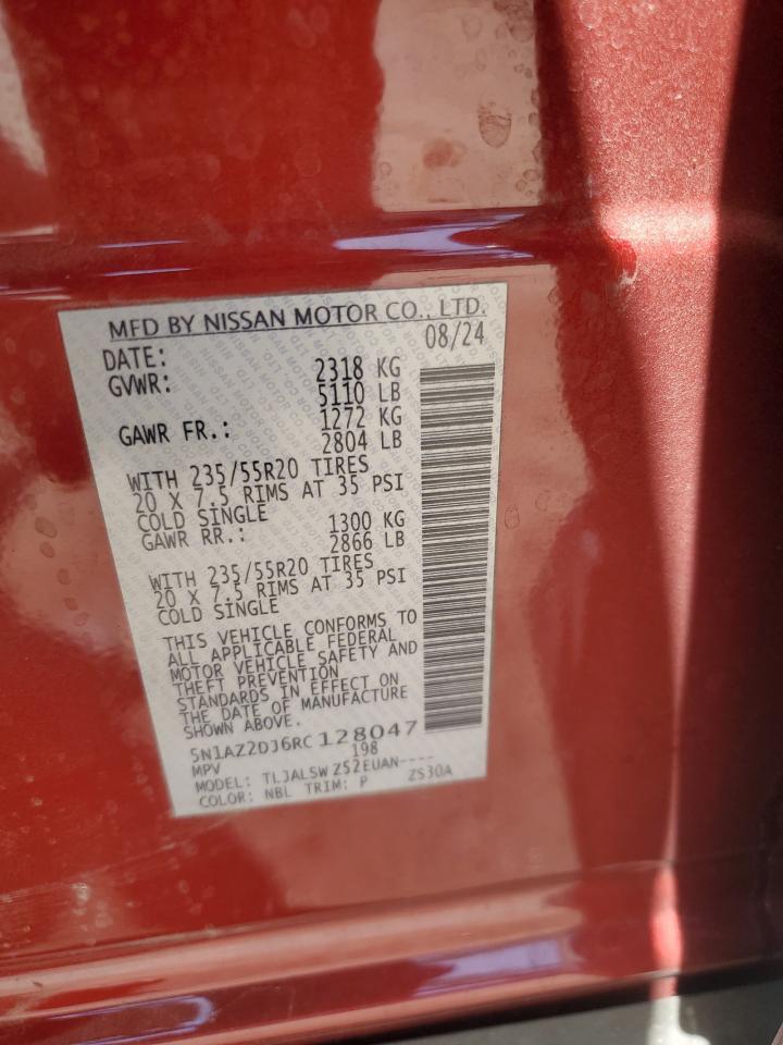 5N1AZ2DJ6RC128047 NISSAN MURANO 2024