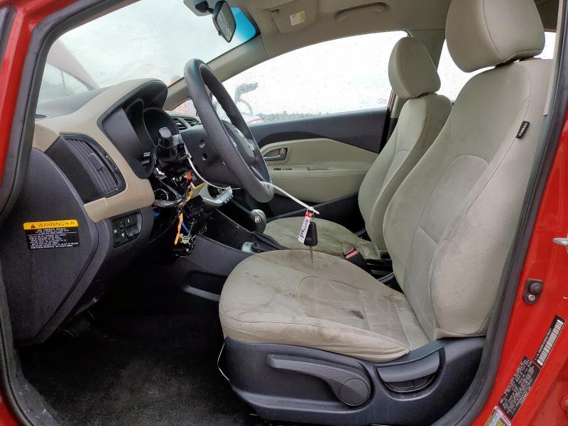  KIA RIO 2013 Красный
