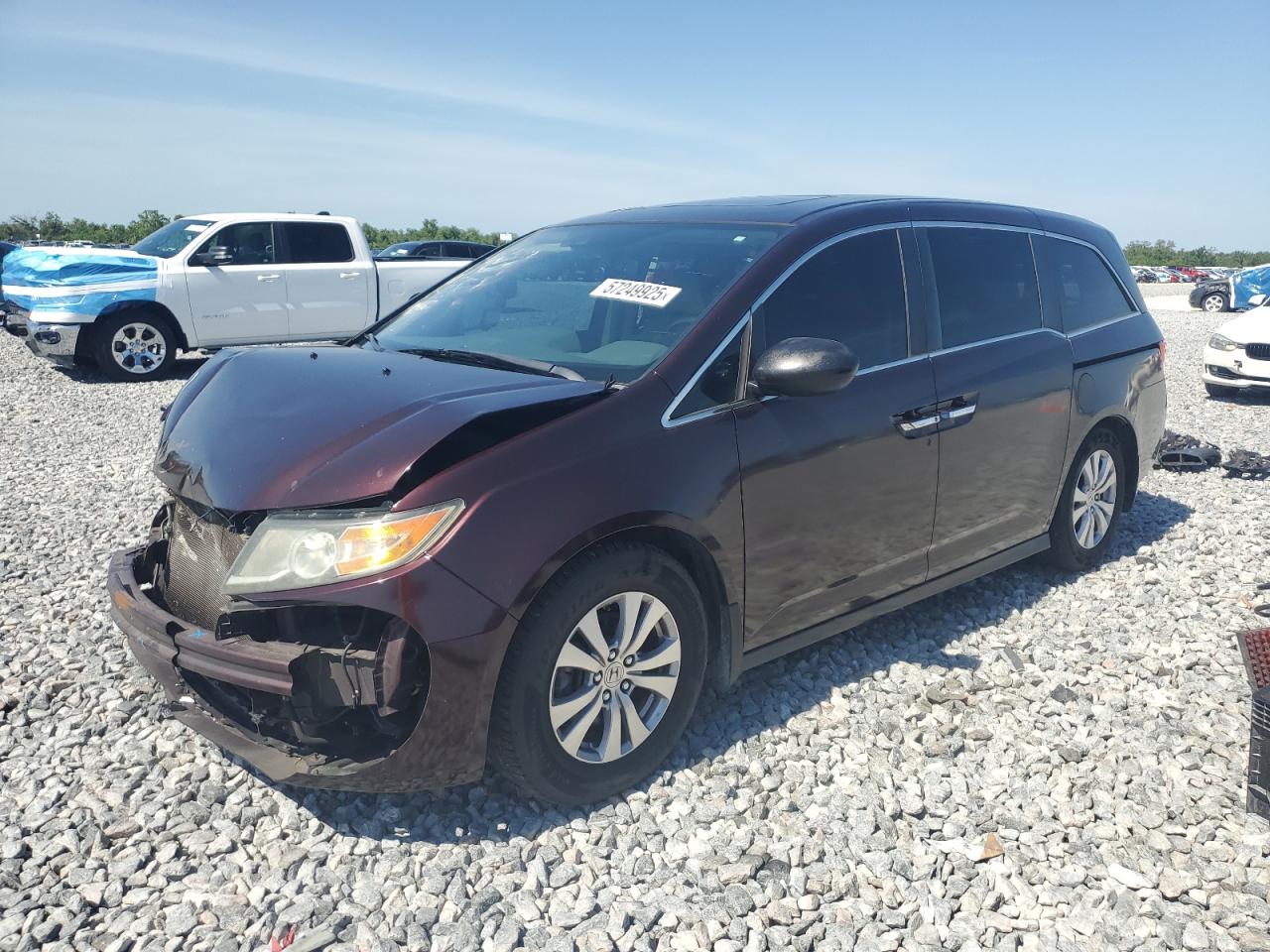 2015 Honda Odyssey Exl იყიდება Arcadia-ში, FL - Front End
