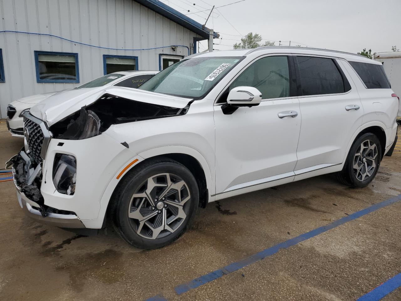 2021 Hyundai Palisade Calligraphy للبيع في Pekin، IL - Front End