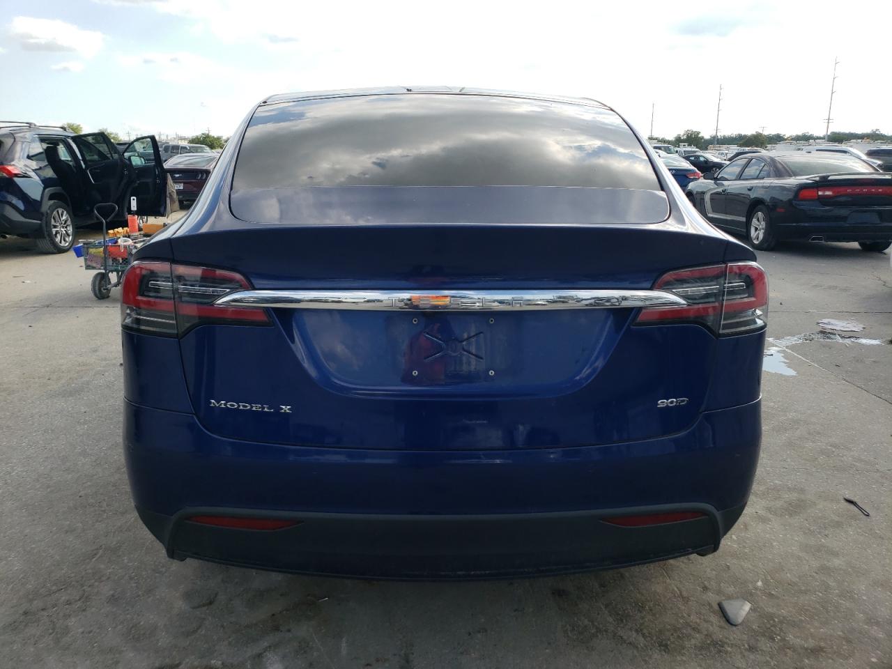 2016 Tesla Model X VIN: 5YJXCBE27GF004120 Lot: 56593815