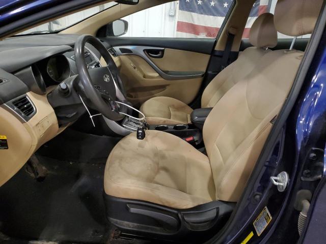  HYUNDAI ELANTRA 2013 Granatowy