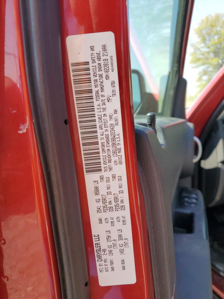 2008 Dodge Nitro Sxt VIN: 1D8GU28K88W223420 Lot: 56221935