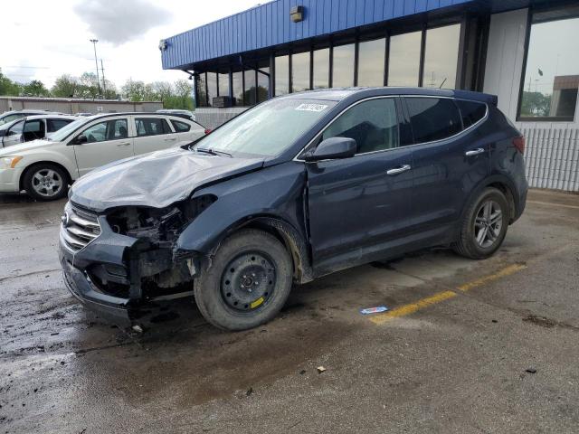  HYUNDAI SANTA FE 2018 Granatowy