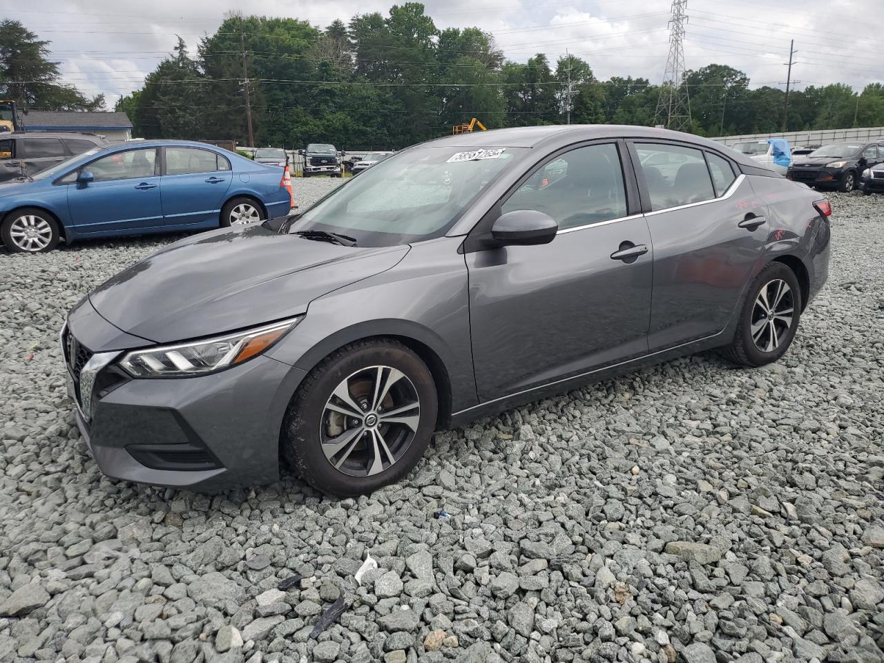 2021 Nissan Sentra Sv for Sale in Mebane, NC - Hail