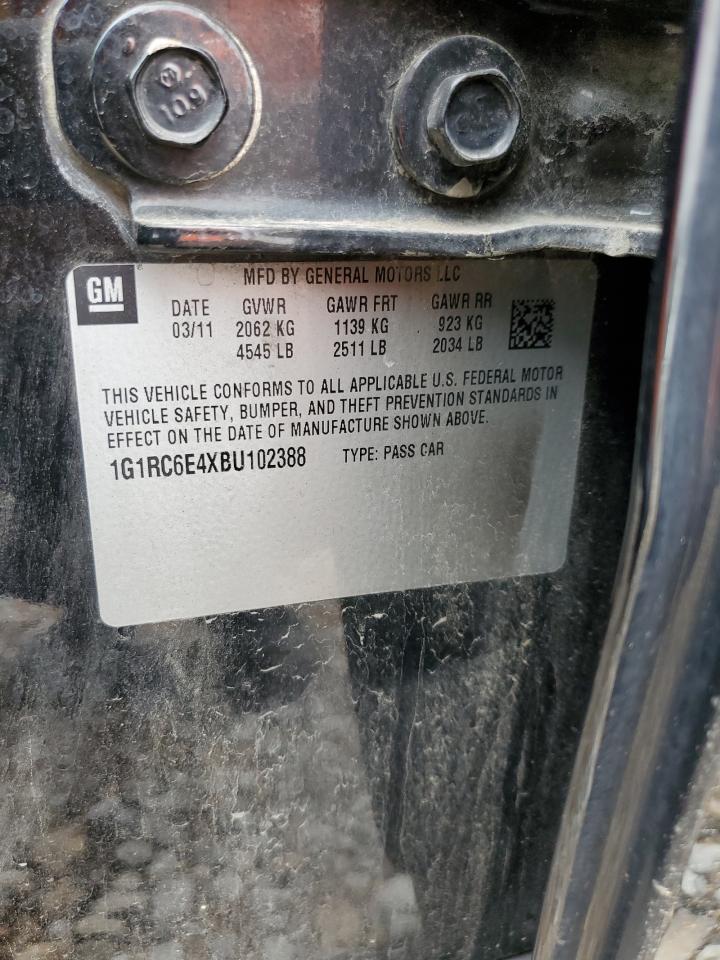 2011 Chevrolet Volt VIN: 1G1RC6E4XBU102388 Lot: 57806725