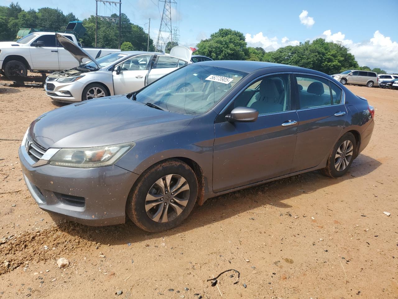 2013 Honda Accord Lx იყიდება China Grove-ში, NC - Rear End