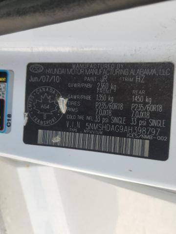 2010 HYUNDAI SANTA FE SE
