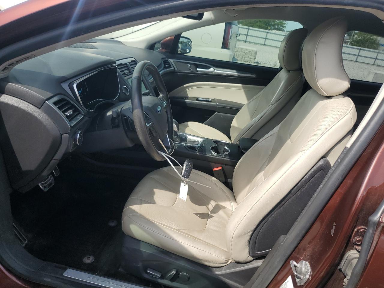 2016 Ford Fusion Titanium VIN: 3FA6P0K96GR228442 Lot: 58407565