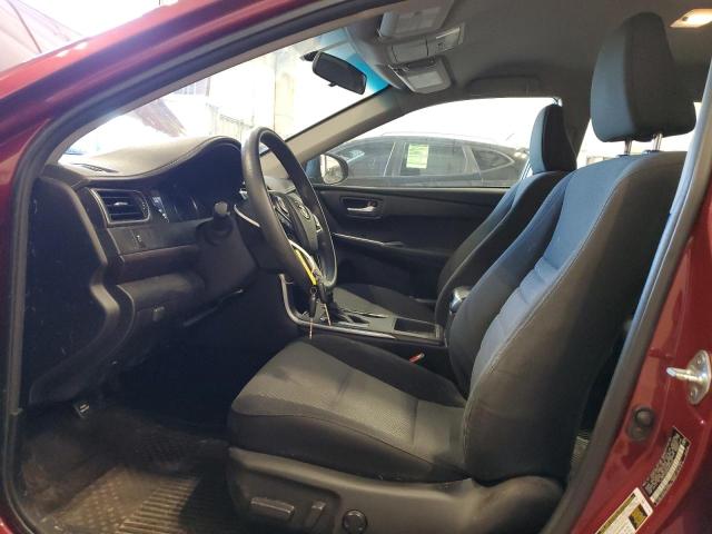  TOYOTA CAMRY 2017 Czerwony