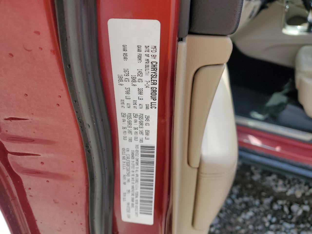 2015 Jeep Grand Cherokee Limited VIN: 1C4RJFBG8FC607949 Lot: 56515895