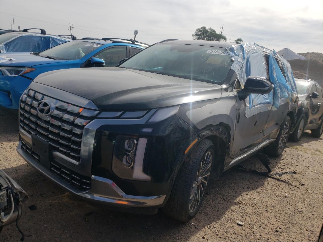 2024 Hyundai Palisade Calligraphy للبيع في Albuquerque، NM - Burn