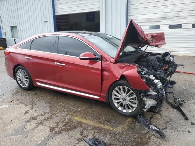  HYUNDAI SONATA 2015 Красный