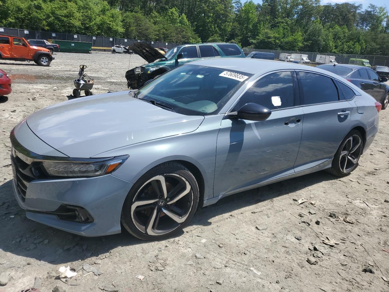 2021 Honda Accord Sport Se VIN: 1HGCV1F44MA039528 Lot: 57609835