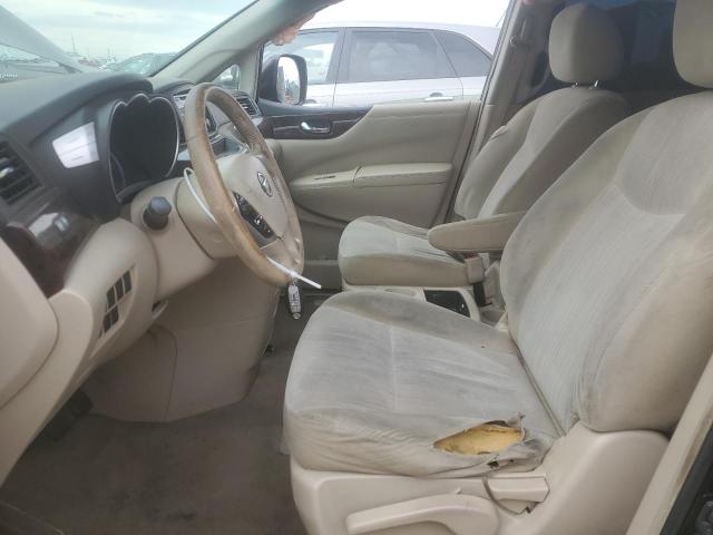  NISSAN QUEST 2012 Чорний