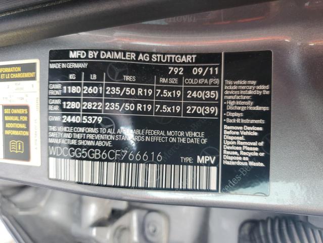 2012 MERCEDES-BENZ GLK 350  