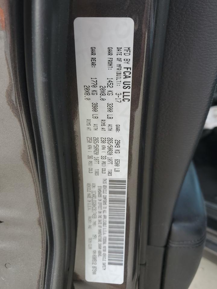 2017 Dodge Durango Gt VIN: 1C4RDJDG8HC817459 Lot: 56946535