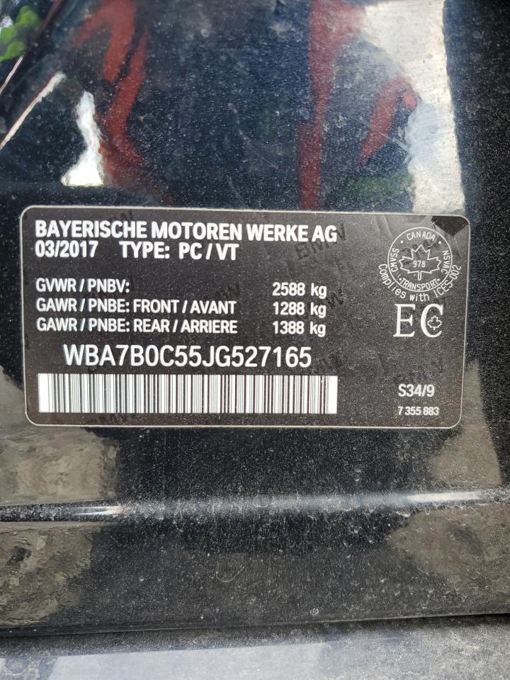 2018 BMW 750 Xi VIN: WBA7B0C55JG527165 Lot: 57304055
