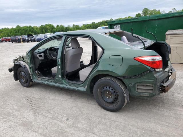 TOYOTA COROLLA 2014 Зеленый