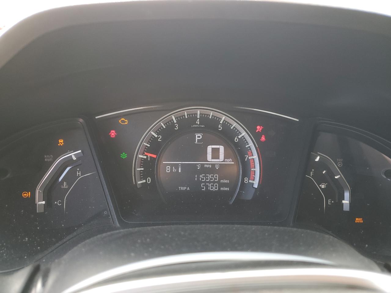 2HGFC2F55GH539401 HONDA CIVIC 2016