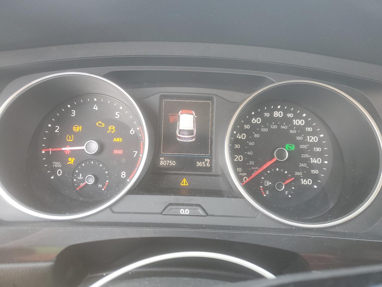 2019 Volkswagen Tiguan Se VIN: 3VV2B7AX1KM140731 Lot: 58394585