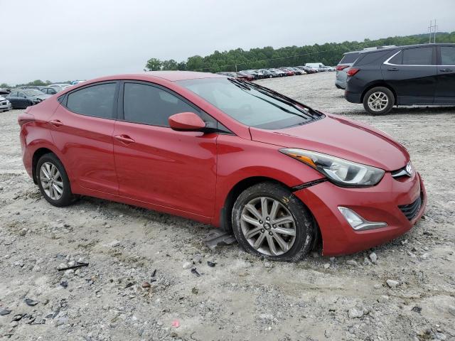  HYUNDAI ELANTRA 2016 Красный