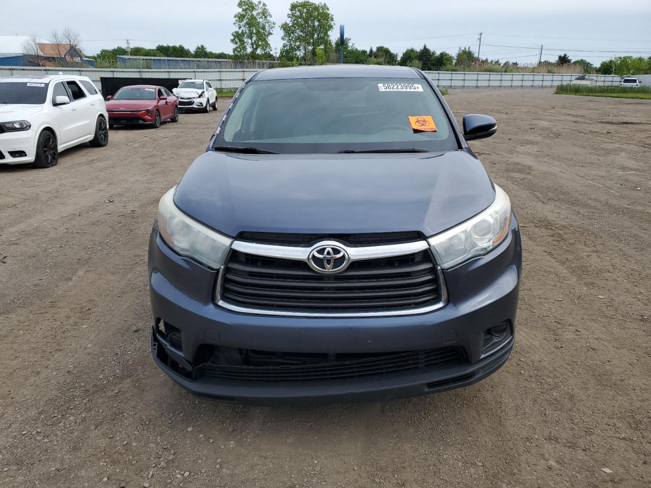 5TDBKRFH0GS263729 TOYOTA HIGHLANDER 2016