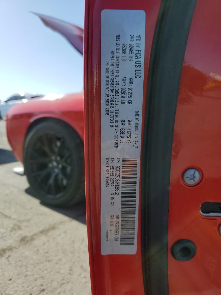 2018 Dodge Challenger R/T 392 VIN: 2C3CDZFJ8JH128512 Lot: 56712255