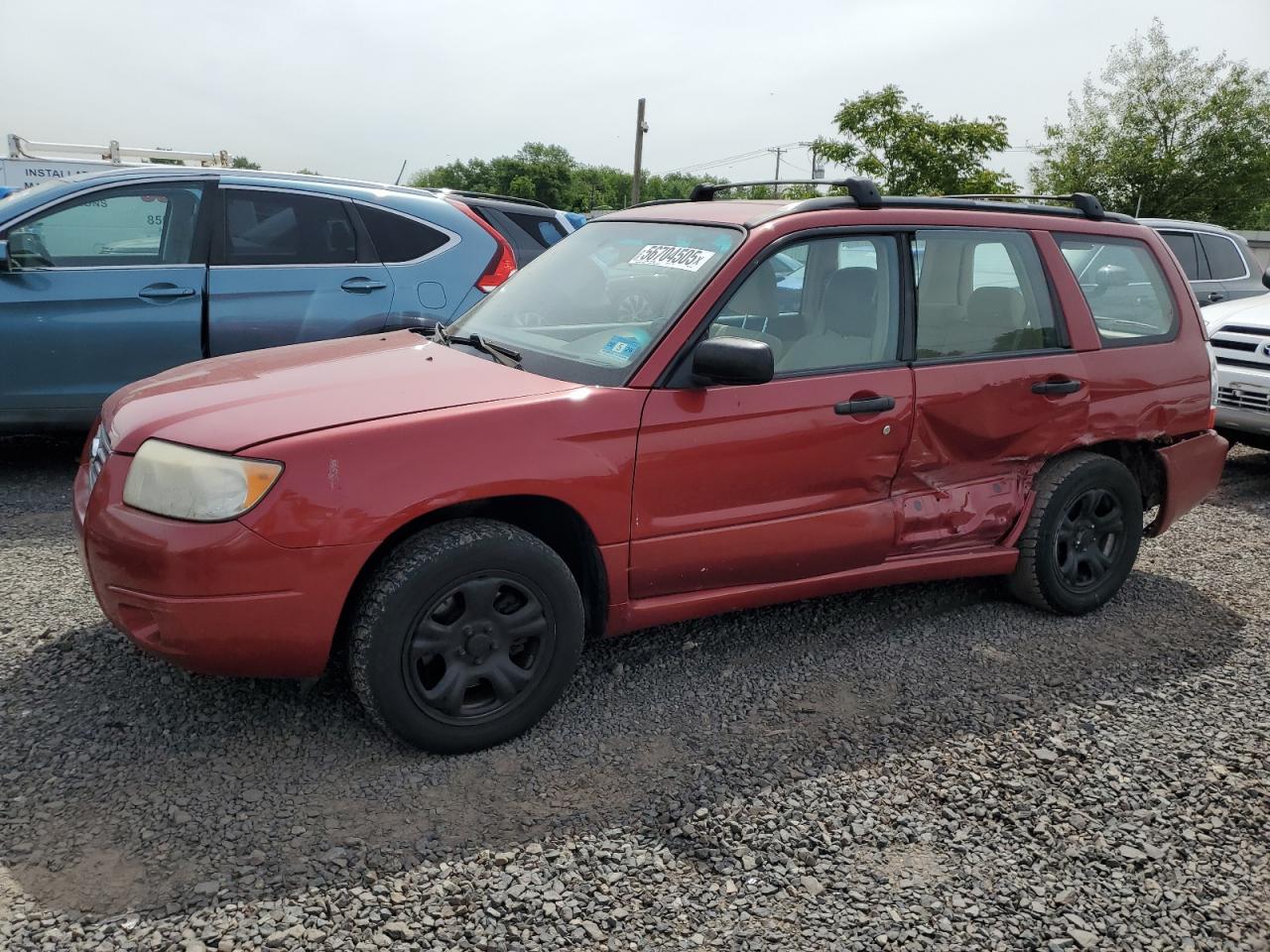 2007 Subaru Forester 2.5X de vânzare în Hillsborough, NJ - Side