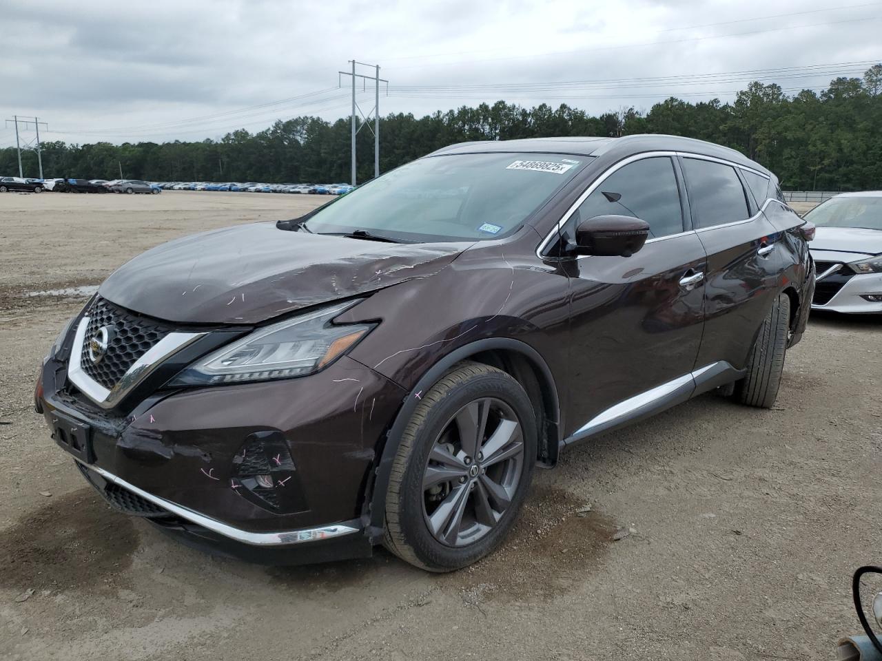 2020 Nissan Murano Platinum за продажба в Greenwell Springs, LA - Front End