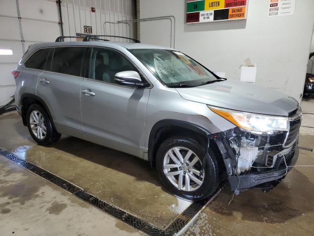  TOYOTA HIGHLANDER 2014 Srebrny