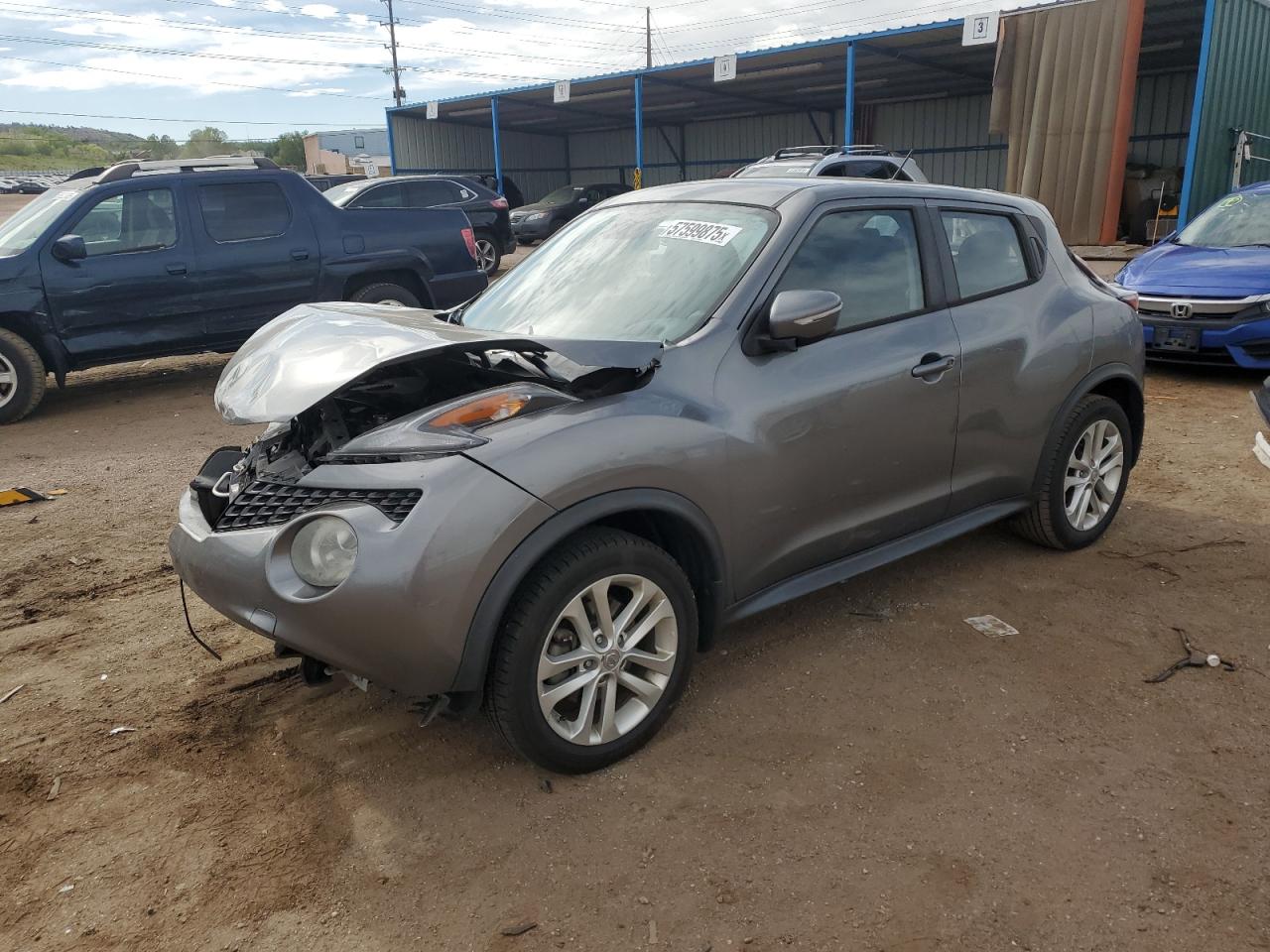 2015 Nissan Juke S na sprzedaż w Colorado Springs, CO - Front End
