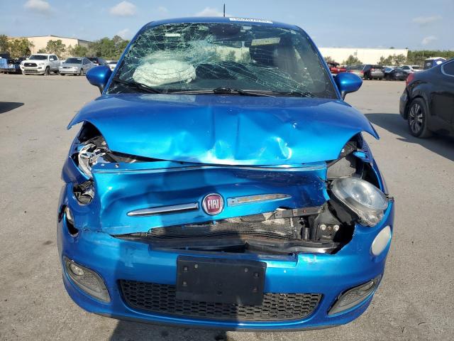  FIAT 500 2015 Blue