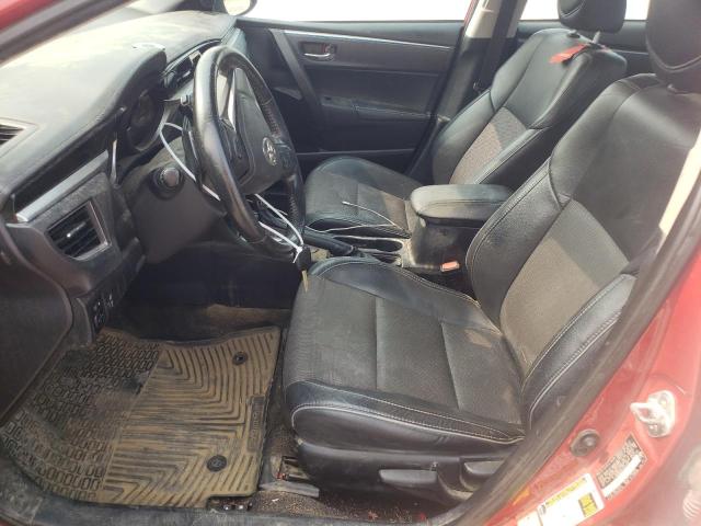 Sedans TOYOTA COROLLA 2015 Red