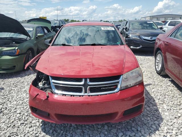 Sedans DODGE AVENGER 2014 Red