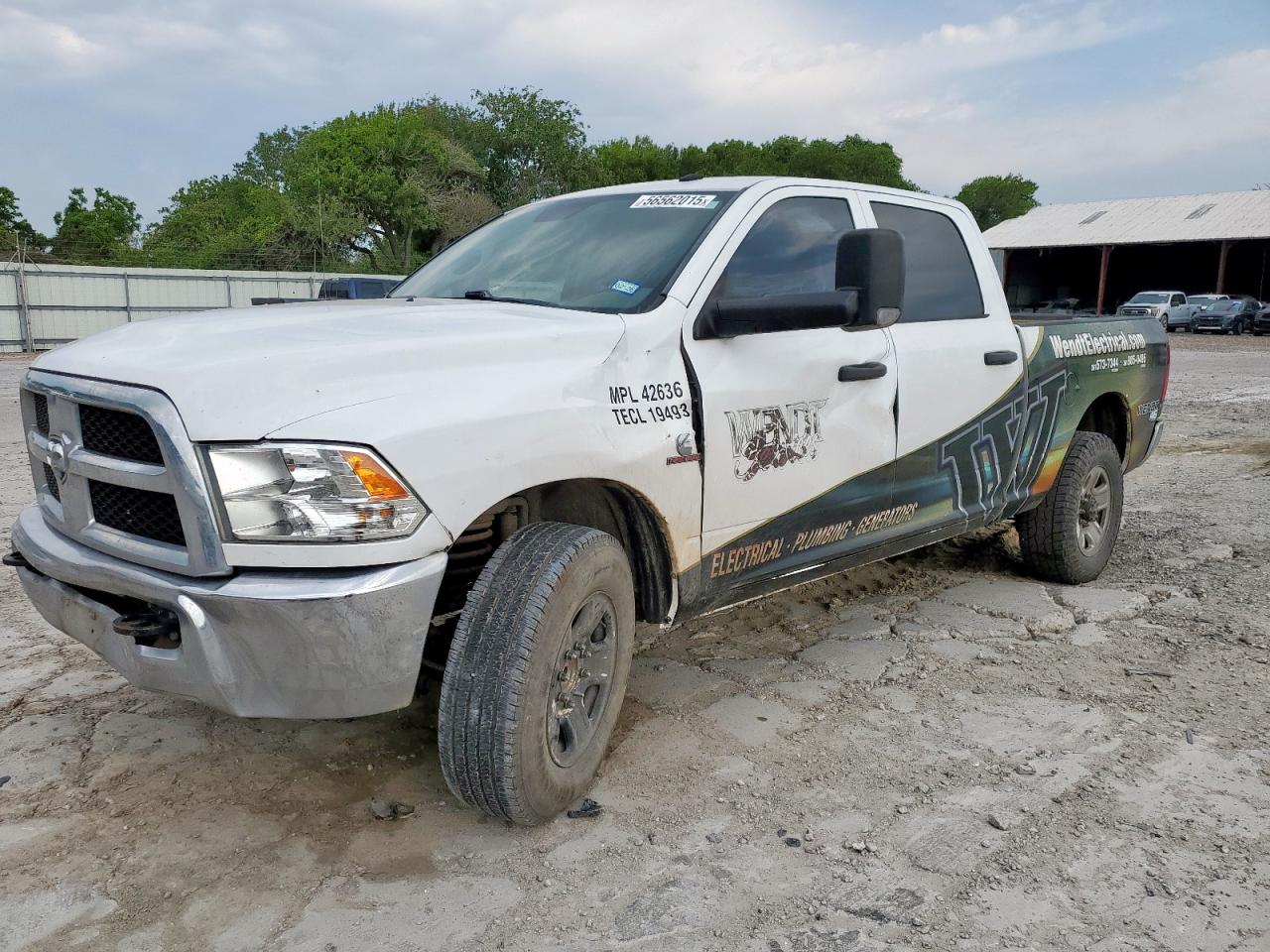 2018 Ram 2500 St за продажба в Corpus Christi, TX - Side