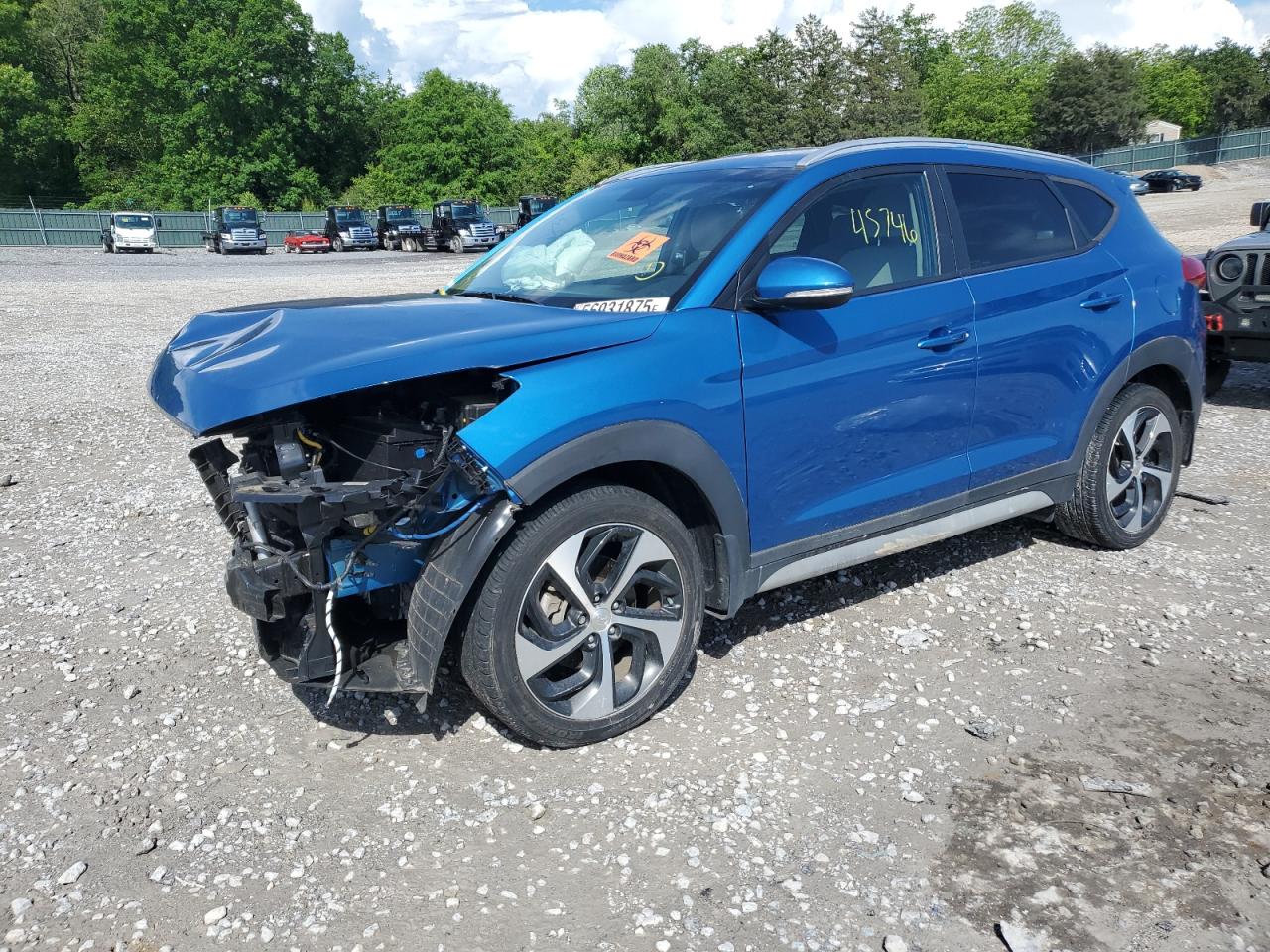 2018 Hyundai Tucson Sport VIN: KM8J33AL1JU801810 Lot: 56931875