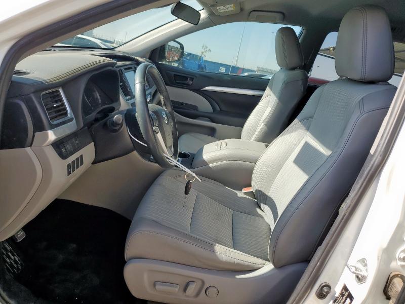  TOYOTA HIGHLANDER 2019 Белы