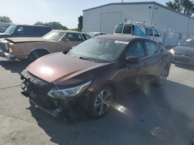  NISSAN SENTRA 2022 Бургунди