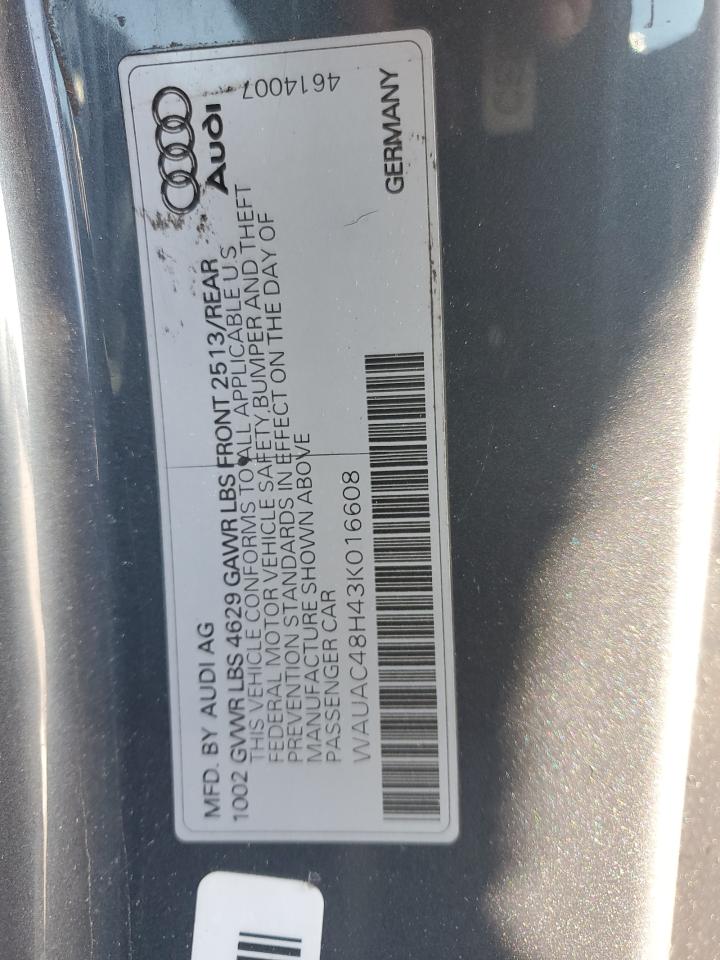 2003 Audi A4 1.8 Cabriolet VIN: WAUAC48H43K016608 Lot: 56381285