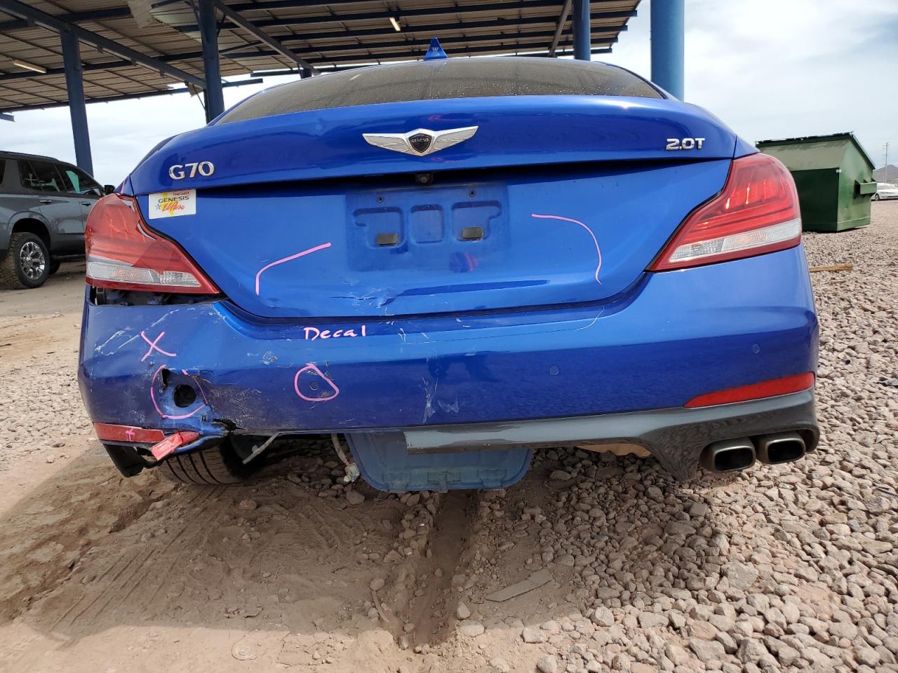 2020 Genesis G70 Prestige VIN: KMTG44LA6LU048650 Lot: 59025025