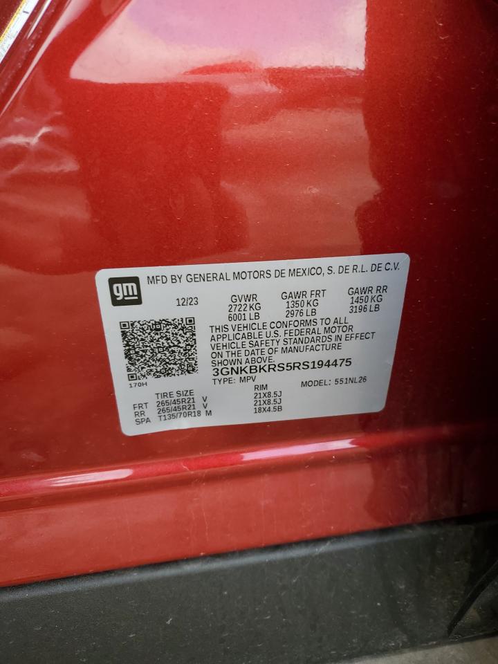 3GNKBKRS5RS194475 CHEVROLET BLAZER 2024