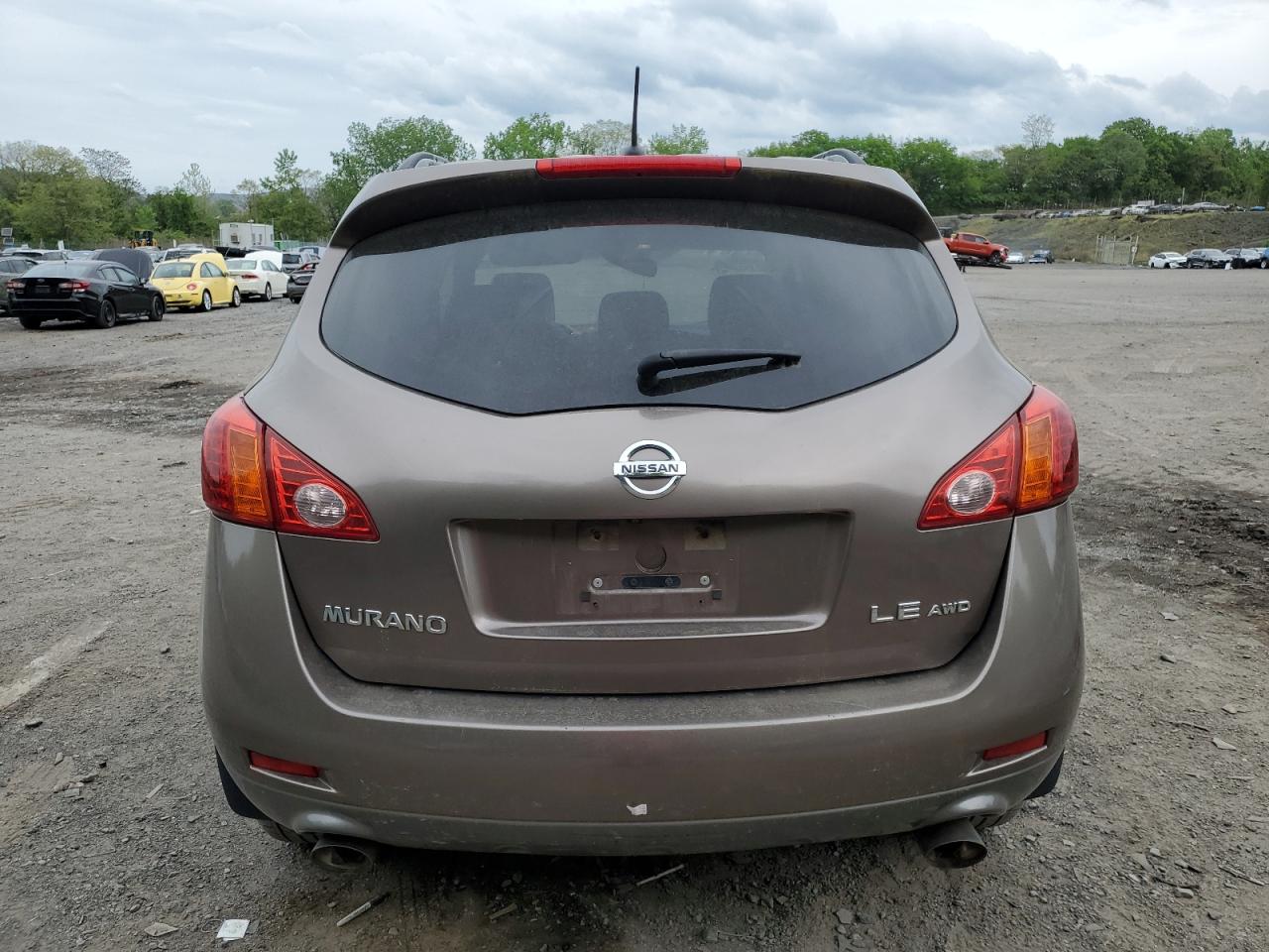 2009 Nissan Murano S VIN: JN8AZ18W99W138417 Lot: 56989485