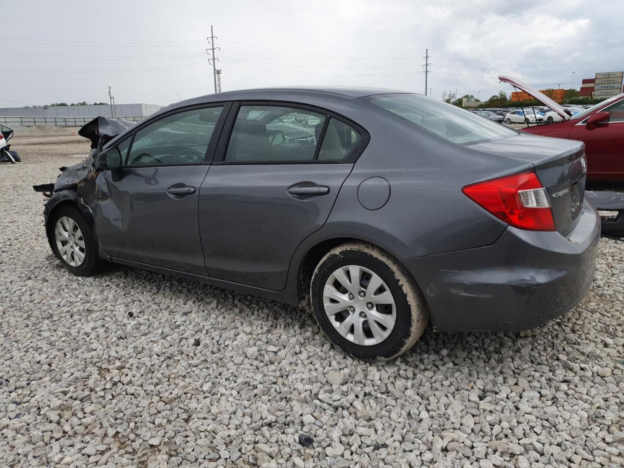 2012 Honda Civic Lx VIN: 19XFB2F5XCE387459 Lot: 57064315
