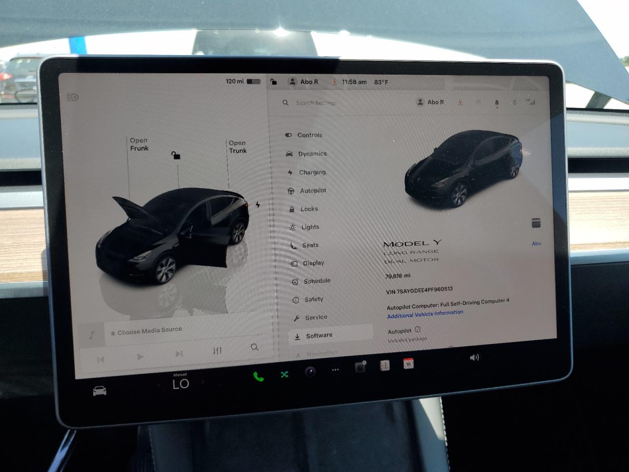 2023 Tesla Model Y VIN: 7SAYGDEE4PF960513 Lot: 57434465